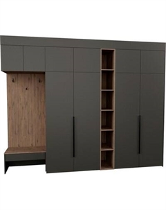 Секция в прихожую Рэйгрупп P245-B11-2-WKW В11-2