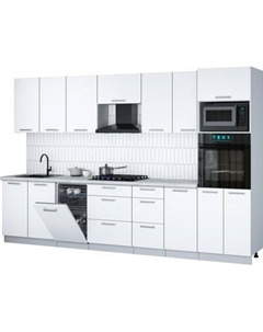 Кухонный гарнитур Интерлиния Мила Gloss 3.25-ПМ3