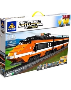 Конструктор электромеханический Kazi Электропоезд пассажирский / 9275066