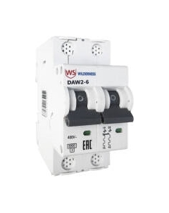 Выключатель автоматический Wilderness DAW2-6 2P 10A C 6kA / DAW2-6-2-C010