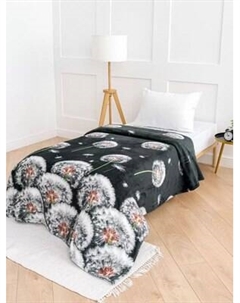 Плед PAVLine Одуванчики на черном-2 150x200 Pavline