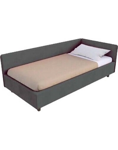 Односпальная кровать Elmax Феррара 100x200 угол левый