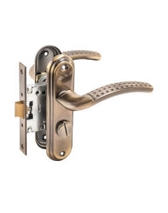 Защелка врезная с фиксацией БУЛАТ Альфа ЗЩ1-Д01.01 Л Булат