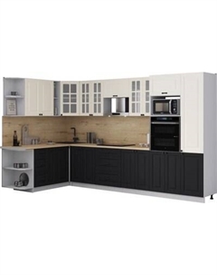 Кухонный гарнитур Интерлиния Мила Деко 1.88x3.4 LV