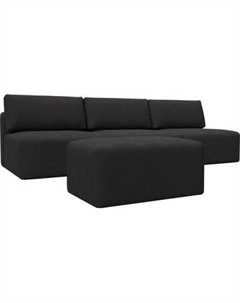 Комплект мягкой мебели Лига Диванов Лига-060 НПБ Лонг с пуфом / 129485 Лига диванов