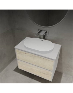 Тумба с умывальником ЗОВ Парма 80 / P80LWP0MWHMC1A-LDSPW6002 Зов