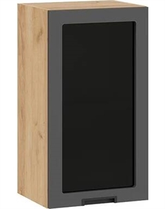 Шкаф навесной для кухни ТриЯ Гренада 1В4С с одной дверью со стеклом Трия