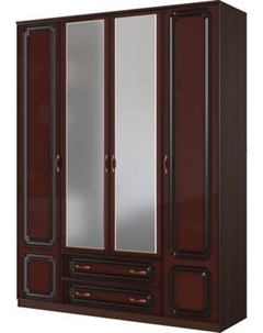 Шкаф Bravo Мебель Лак ШР-4 2 зеркала Bravo мебель