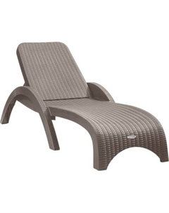 Шезлонг Ellastik Plast Rattan Ellastik plast