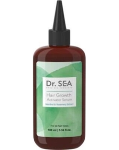 Сыворотка для волос Dr. Sea Активатор для роста волос с ментолом и экстрактом розмарина Dr. sea