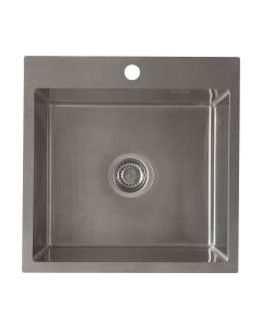 Мойка кухонная Ukinox Практика PRV500.500-GT10C 0CW