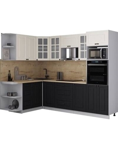 Кухонный гарнитур Интерлиния Мила Деко 1.68x2.6 LV