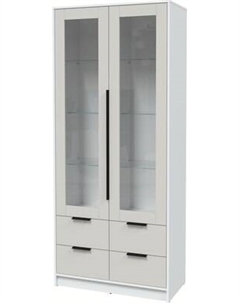 Шкаф с витриной Интерлиния Концепт КТ-ШВ2