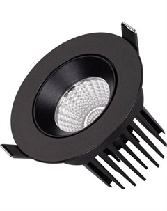 Точечный светильник Arlight MS-ATOLL-BUILT-TURN-R94-10W Warm3000 BK 60deg / 041574