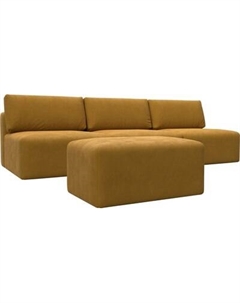 Комплект мягкой мебели Лига Диванов Лига-060 НПБ Лонг с пуфом / 129488 Лига диванов