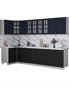 Кухонный гарнитур Интерлиния Мила Деко 1.2x3.0