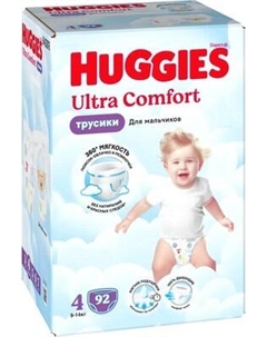 Подгузники-трусики детские Huggies Ultra Comfort Box 4 Boy
