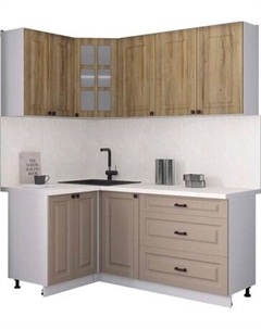 Кухонный гарнитур Интерлиния Мила Деко 1.2x1.8