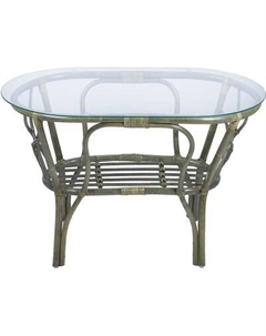 Кофейный столик садовый Мебель Солнца Багама 01/17 овальный Мебель солнца