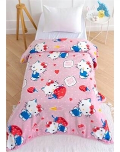 Плед Павлинка Hello Kitty Клубнички 150x200