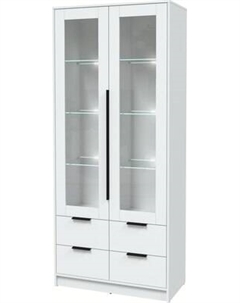 Шкаф с витриной Интерлиния Концепт КТ-ШВ2 с подсветкой