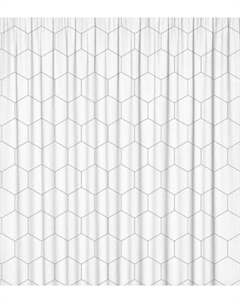 Шторка-занавеска для ванны Fresh Code Гекса / 77183 Fresh code