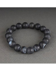 Браслет Wolves Агат Африканский матовый 6544