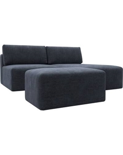 Комплект мягкой мебели Лига Диванов Лига-060 НПБ угол универсальный с пуфом / 129687 Лига диванов