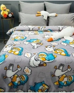 Плед Павлинка Кот и гусь 150x100