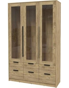 Шкаф с витриной Интерлиния Концепт КТ-ШВ3