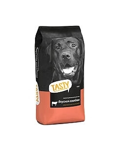 Сухой корм для собак Tasty Dog Полнорационный с говядиной Tasty dog