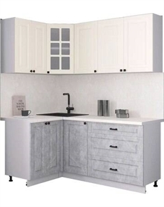 Кухонный гарнитур Интерлиния Мила Деко 1.2x1.8