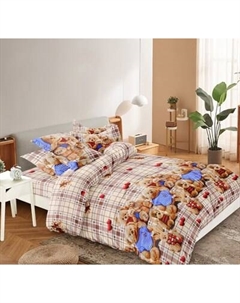 Комплект постельного белья Царство сновидений Мишутки 1.5сп / 150-0462