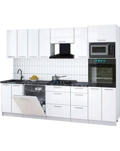 Кухонный гарнитур Интерлиния Мила Gloss 2.8-ПМ1