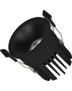 Точечный светильник Arlight MS-ATLAS-BUILT-R58-10W Warm3000 BK-BK 35deg / 035464(1)