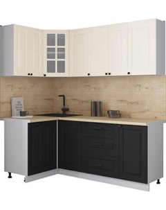 Кухонный гарнитур Интерлиния Мила Деко 1.2x2.0