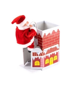 Световая фигурка Волшебная страна Санта на трубе / 103139