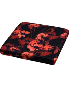 Подушка на стул MATEX Cuadro concept. Маки на черном / 33-394 Matex