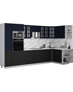 Кухонный гарнитур Интерлиния Мила Деко 1.68x3.4 PR