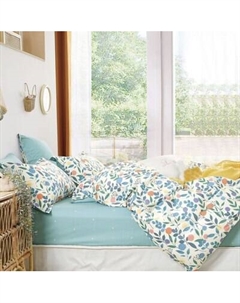 Комплект постельного белья Alleri Сатин Creative 2сп с Евро Max простыней / СК-238