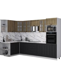 Кухонный гарнитур Интерлиния Мила Деко 1.68x3.0 LV