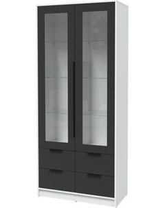 Шкаф с витриной Интерлиния Концепт КТ-ШВ2