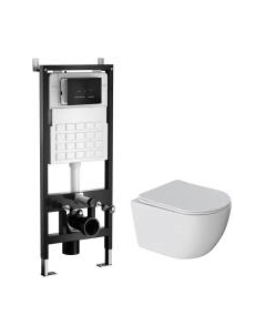 Унитаз подвесной с инсталляцией Wave Round / 554295