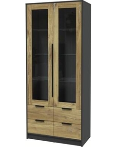 Шкаф с витриной Интерлиния Концепт КТ-ШВ2