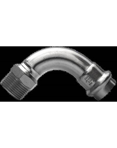 Угольник соединительный MAGNUM Steel НР 15х1/2 / L90M 15х1.5-15-T Magnum steel