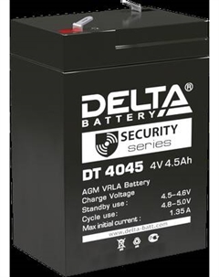 Аккумуляторная батарея DELTA DT 4045 (4V/4.5Ah) Delta
