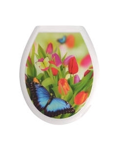 Сиденье для унитаза Мультидом Баттерфляй / СП72-103