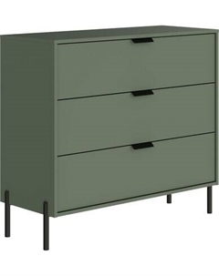 Комод Black Red White Paloma KOM3S Black red white