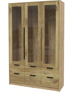 Шкаф с витриной Интерлиния Концепт КТ-ШВ3