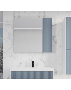 Шкаф с зеркалом для ванной Symbolite Стокгольм 60